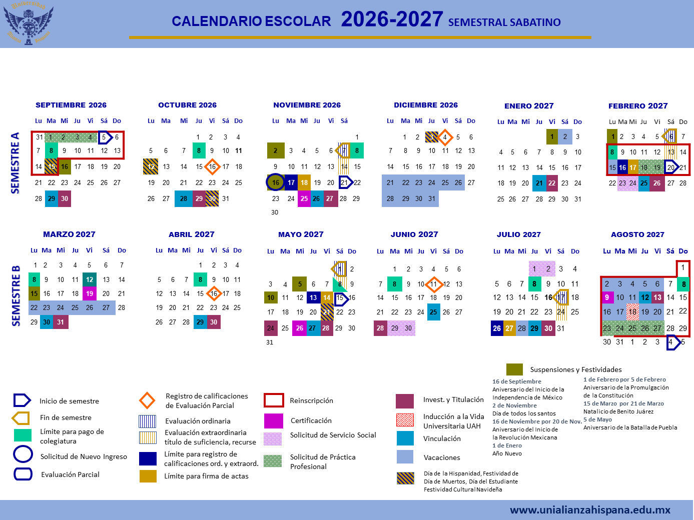 Semestral Sabatino